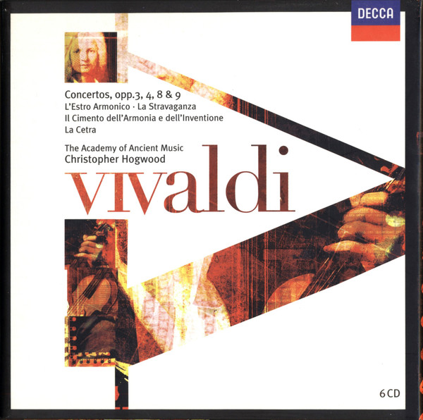 Antonio Vivaldi / The Academy Of Ancient Music, Christopher Hogwood - Concertos, Opp.3 ,4, 8 & 9: L'estro Armonico 🞄 La Stravaganza 🞄 Il Cimento Dell'armonia E Dell'invenzione 🞄 La Cetra Antonio Vivaldi / The Academy Of Ancient Music, Christopher Hogwood - Concertos, Opp.3 ,4, 8 & 9: L'estro Armonico 🞄 La Stravaganza 🞄 Il Cimento Dell'armonia E Dell'invenzione 🞄 La Cetra
