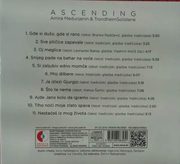 Amira (3), Trondheimsolistene - Ascending-1