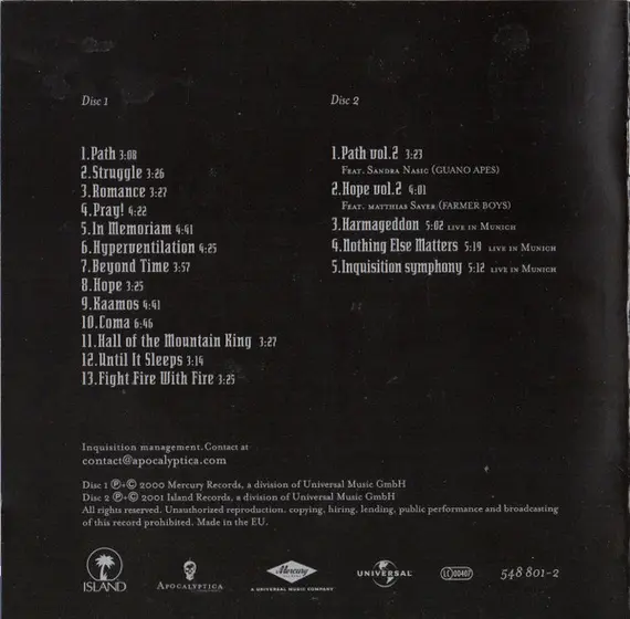 Apocalyptica - Cult-21
