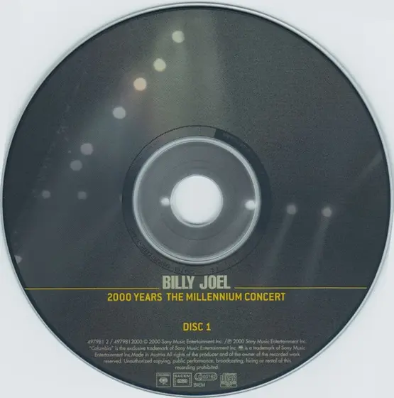 Billy Joel - 2000 Years: The Millennium Concert-3