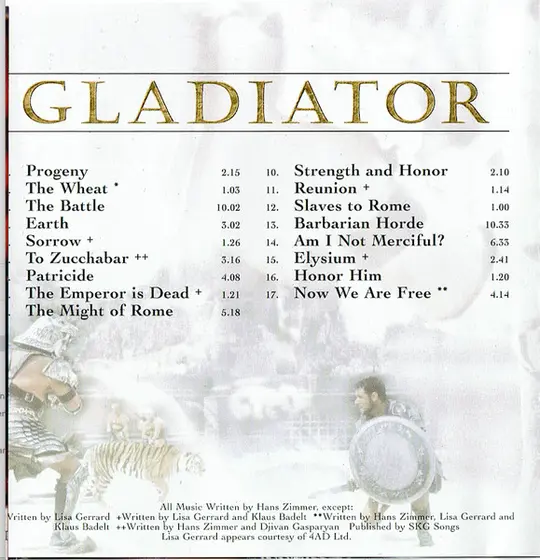Hans Zimmer And Lisa Gerrard - Gladiator (Music From The Motion Picture)-7
