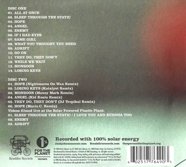 Jack Johnson - Sleep Through The Static-3