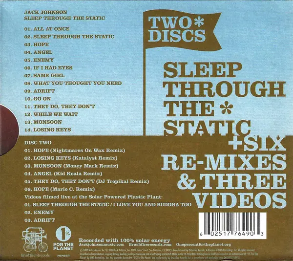 Jack Johnson - Sleep Through The Static-1