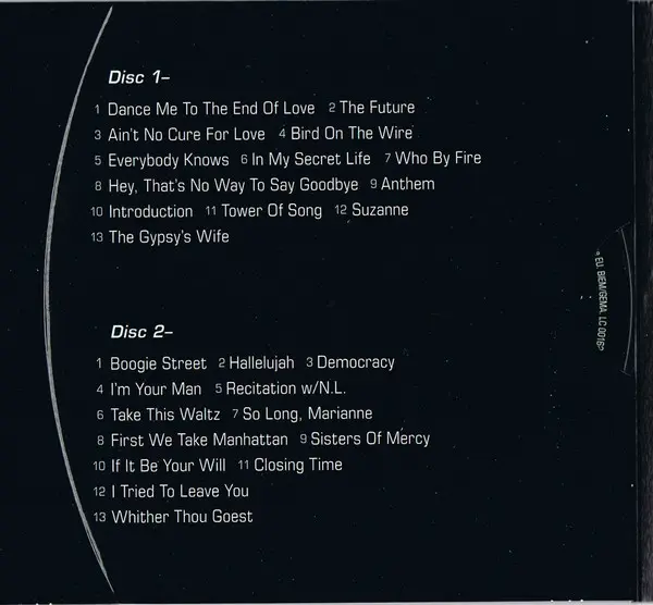 Leonard Cohen - Live In London-6