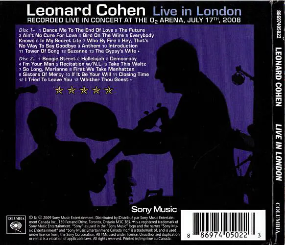 Leonard Cohen - Live In London-1