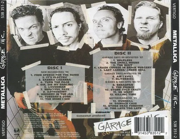 Metallica - Garage Inc.-1