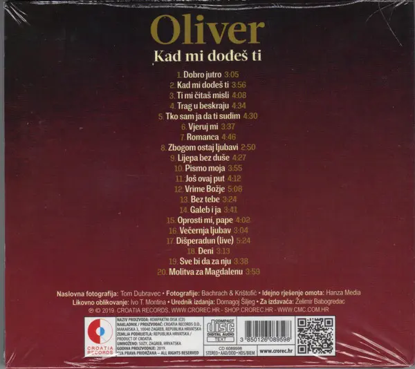 Oliver Dragojević - Kad Mi Dođeš Ti-2