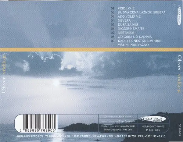 Oliver Dragojević - Vridilo Je-1