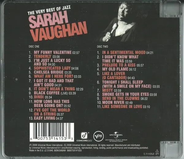 Sarah Vaughan - The Very Best Of Jazz-1