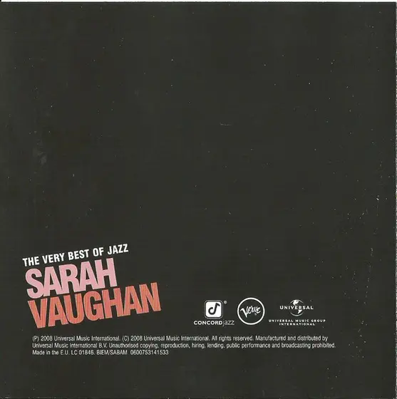 Sarah Vaughan - The Very Best Of Jazz-11