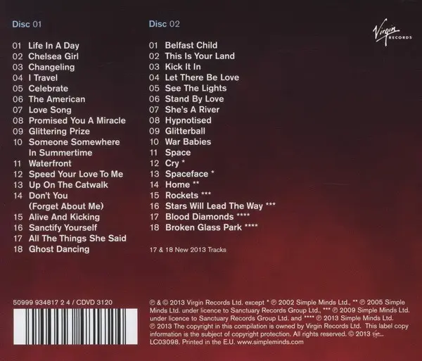 Simple Minds - Celebrate (The Greatest Hits+)-2