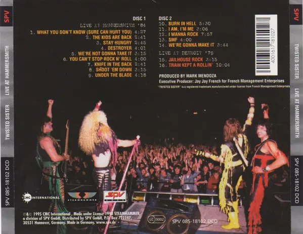 Twisted Sister - Live At Hammersmith-1