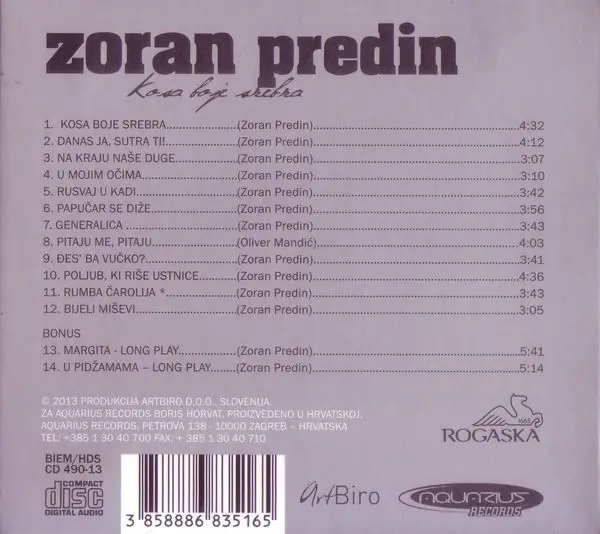 Zoran Predin - Kosa Boje Srebra-1
