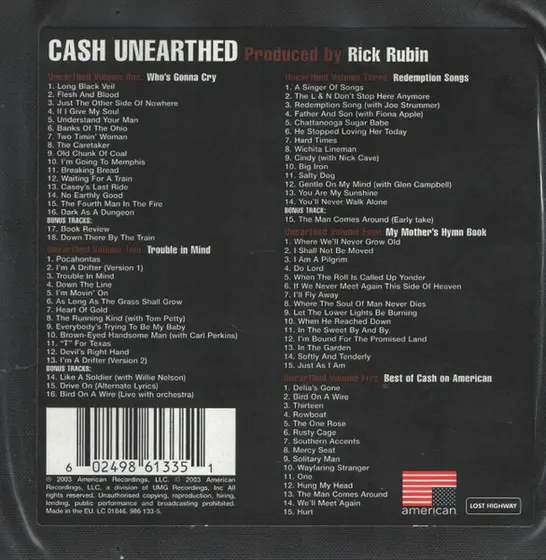 Johnny Cash - Unearthed-3