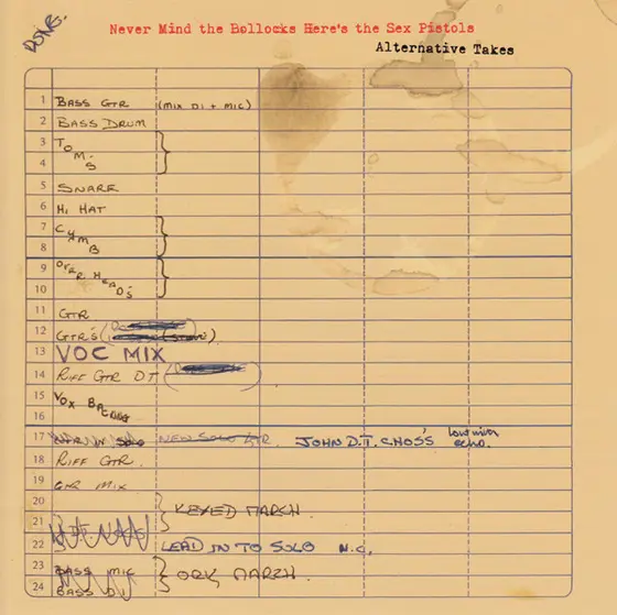 Sex Pistols - Never Mind The Bollocks Here's The Sex Pistols - Alternative Takes-4