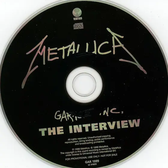 Metallica - Garage Inc, The Interview-3