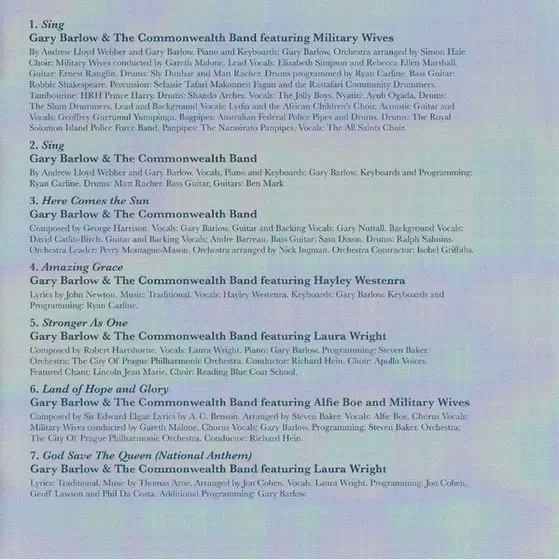 Gary Barlow & The Commonwealth Band - Sing-8