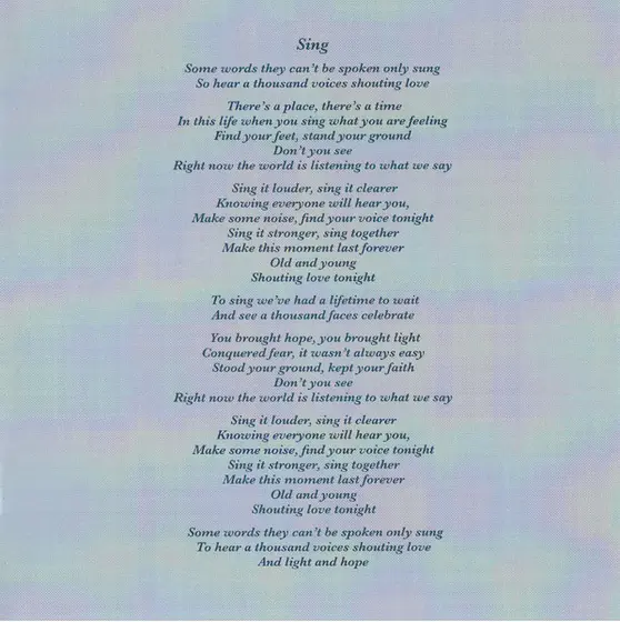 Gary Barlow & The Commonwealth Band - Sing-10