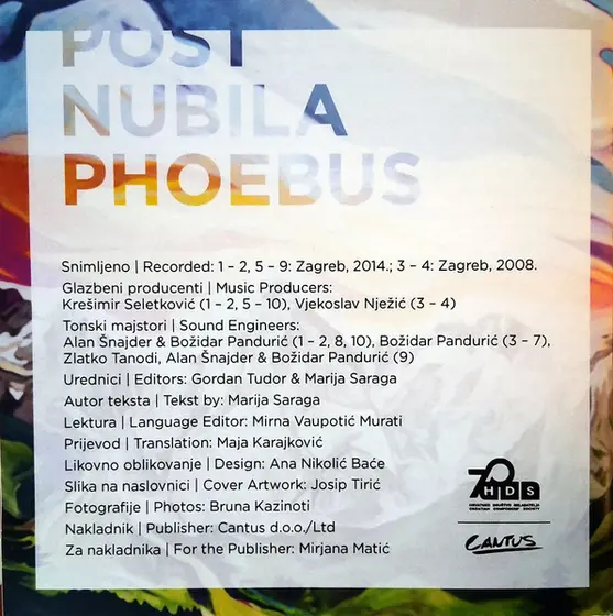 Gordan Tudor - Post Nubila Phoebus - Hrvatska Suvremena Glazba Za Saksofon-2