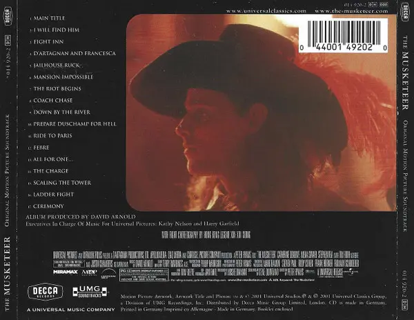 David Arnold - The Musketeer (Original Motion Picture Soundtrack)-1