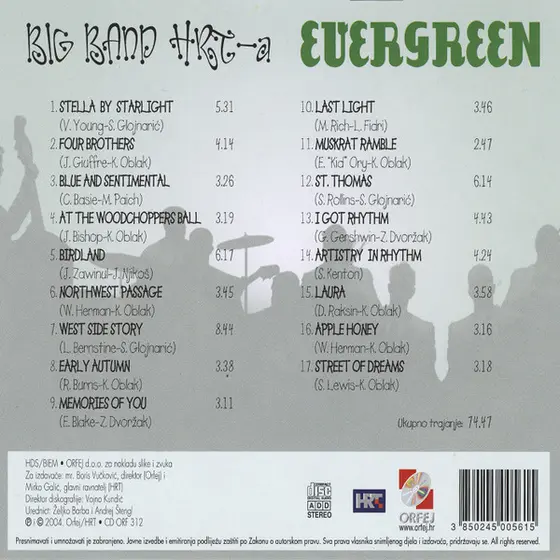 Jazz Orkestar HRT-a - Evergreen-1