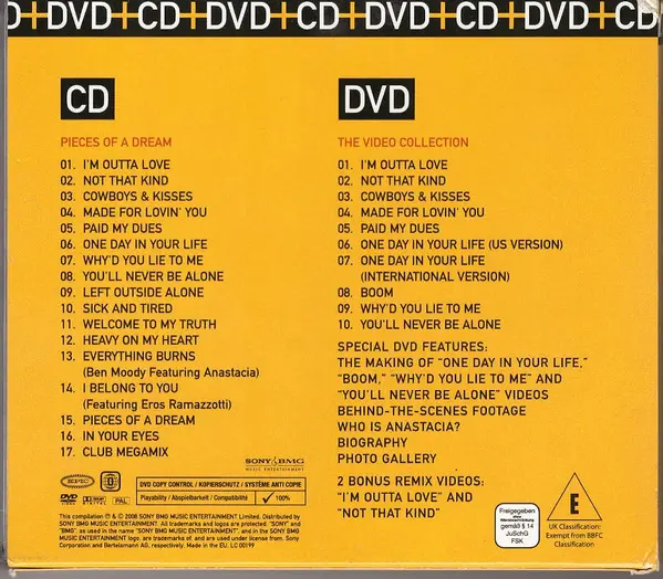 Anastacia - Pieces Of A Dream + The Video Collection-1