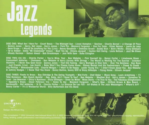 Various - Jazz Legends - 50 Big Band, Sax & Trumpet Classics-1