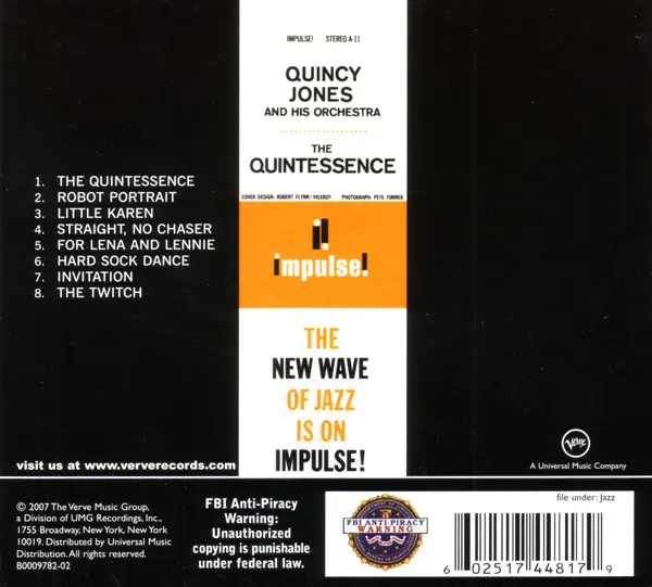 Quincy Jones And His Orchestra - The Quintessence-1