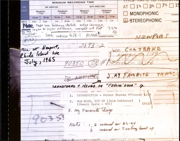 John Coltrane - My Favorite Things: Coltrane At Newport-2