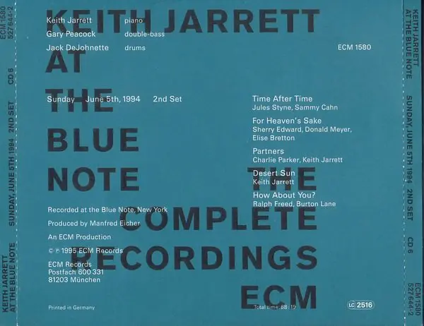 Keith Jarrett - Keith Jarrett At The Blue Note - The Complete Recordings-2