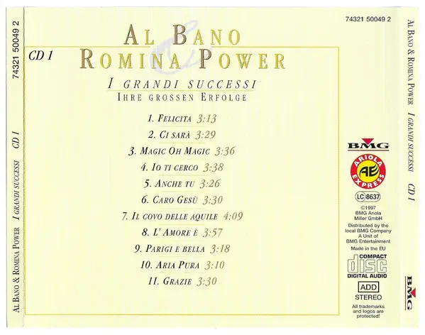 Al Bano & Romina Power - I Grandi Successi - Ihre Grossen Erfolge-9