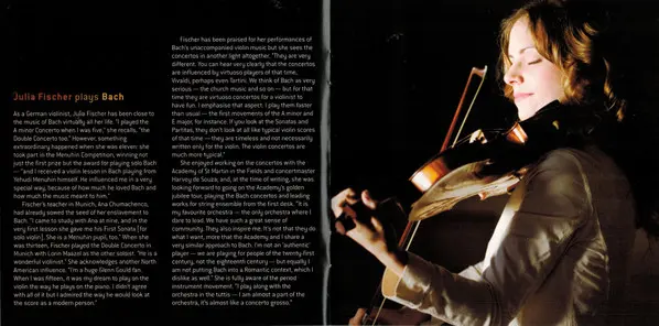 Julia Fischer (4), Johann Sebastian Bach - The Academy Of St. Martin-in-the-Fields - Bach Concertos-2