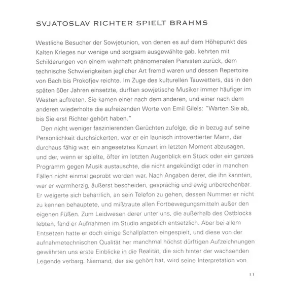 Johannes Brahms, Sviatoslav Richter - Piano Sonatas 1 & 2 - Teatro Del Bibiena, Mantova, 1987-13