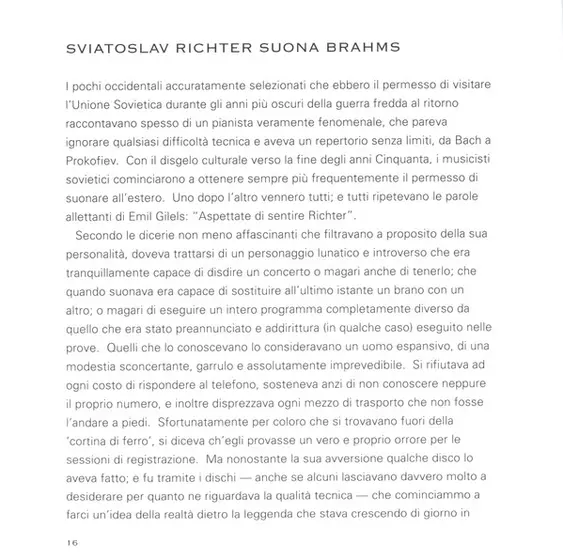 Johannes Brahms, Sviatoslav Richter - Piano Sonatas 1 & 2 - Teatro Del Bibiena, Mantova, 1987-18
