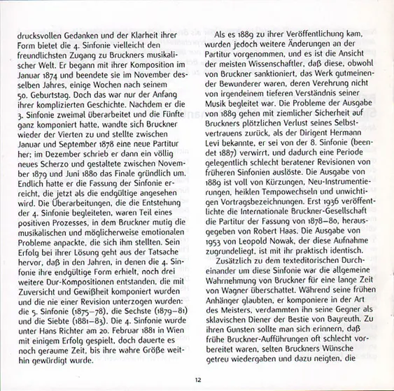 Anton Bruckner, Karl Böhm, Wiener Philharmoniker - Symphony No. 4 In E Flat Major-14