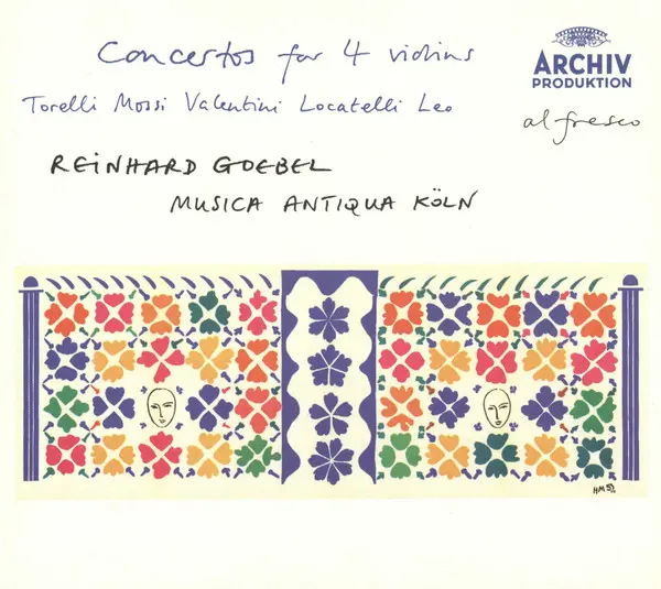Giuseppe Torelli • Giovanni Mossi • Giuseppe Valentini • Pietro Antonio Locatelli • Leonardo Leo - Musica Antiqua Köln, Reinhard Goebel - Concertos For 4 Violins-0