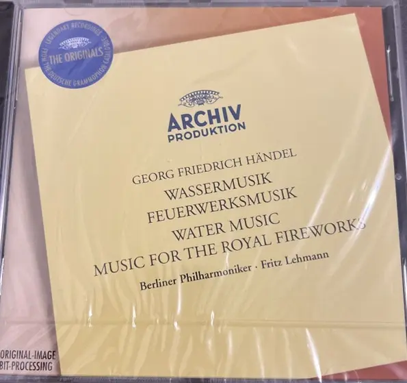 Georg Friedrich Händel - Berliner Philharmoniker · Fritz Lehmann - Wassermusik • Feuerwerksmusik = Water Music • Music For The Royal Fireworks-5