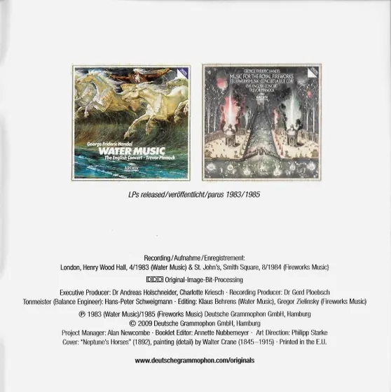 Georg Friedrich Händel - The English Concert • Trevor Pinnock - Water Music / Music For The Royal Fireworks-17