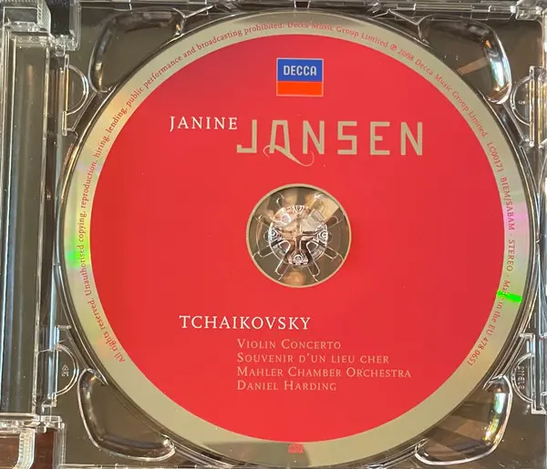 Janine Jansen, Pyotr Ilyich Tchaikovsky, Mahler Chamber Orchestra, Daniel Harding - Tchaikovsky Violin Concerto • Souvenir D'un Lieu Cher-4