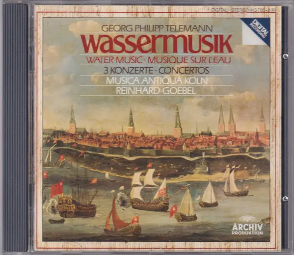 Georg Philipp Telemann - Musica Antiqua Köln • Reinhard Goebel - Wassermusik = Water Music = Musique Sur L'Eau / 3 Konzerte = Concertos-19