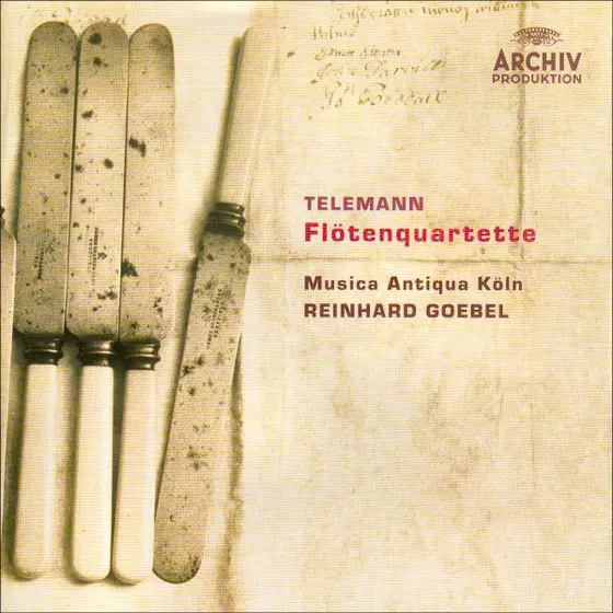 Georg Philipp Telemann - Musica Antiqua Köln • Reinhard Goebel - Flötenquartette-0
