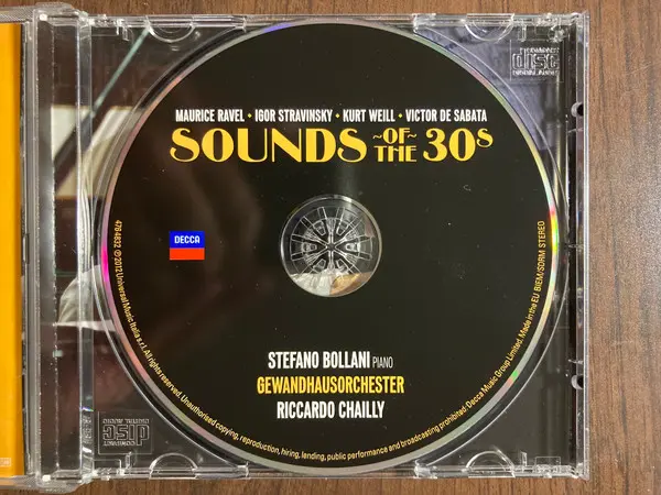 Maurice Ravel • Igor Stravinsky • Kurt Weill • Victor De Sabata – Stefano Bollani • Gewandhausorchester Leipzig • Riccardo Chailly - Sounds Of The 30s-5