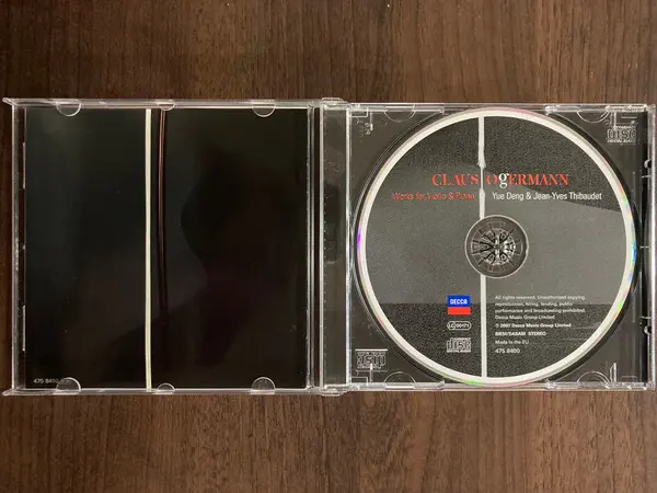 Claus Ogerman - Yue Deng, Jean-Yves Thibaudet - Works For Violin & Piano-2