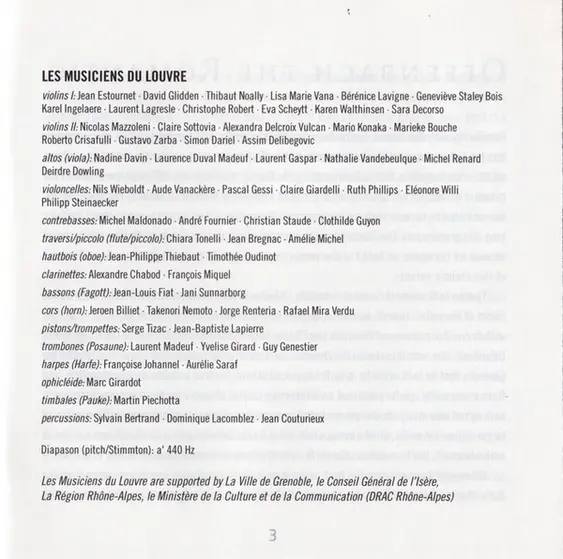 Jacques Offenbach - Jérôme Pernoo | Les Musiciens Du Louvre, Marc Minkowski - Romantique-6
