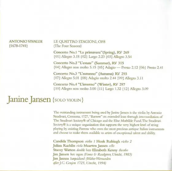 Janine Jansen, Antonio Vivaldi - The Four Seasons-8