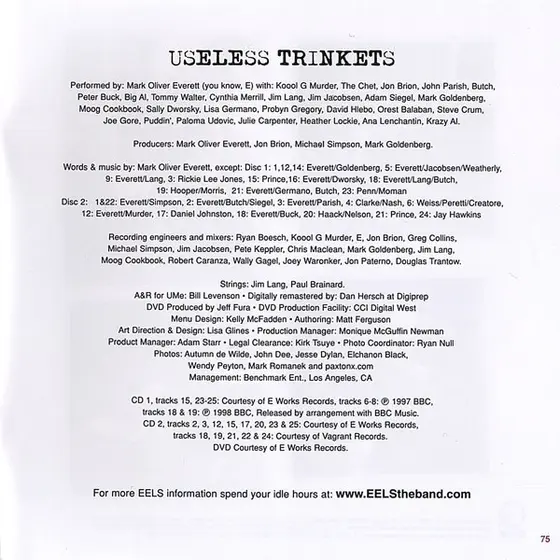 Eels - Useless Trinkets: B-Sides, Soundtracks, Rarities And Unreleased 1996 - 2006-10