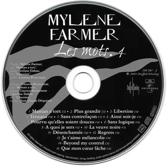 Mylène Farmer - Les Mots-2