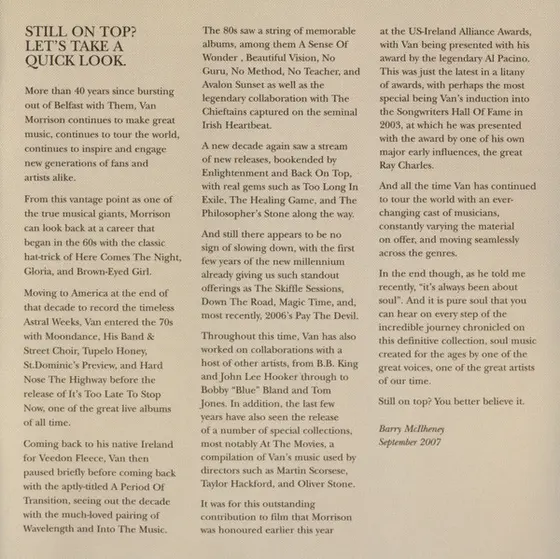 Van Morrison - Still On Top - The Greatest Hits-12