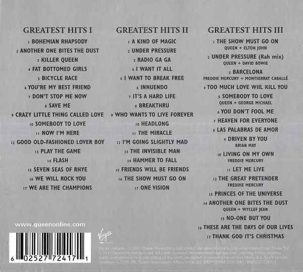Queen - Greatest Hits I II & III (The Platinum Collection)-1