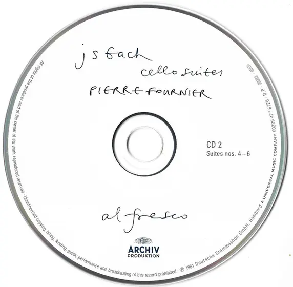 Johann Sebastian Bach, Pierre Fournier - Cello Suites-7